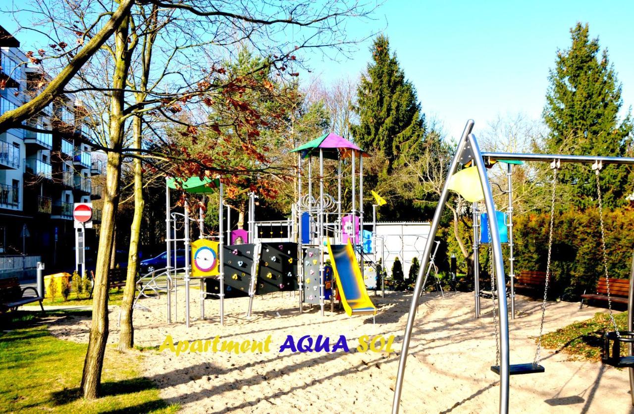 Apartment Aqua Sol Polanki Park Kolberg Schwimmbad, Parkplatz, Sonnige Tarasse 外观 照片