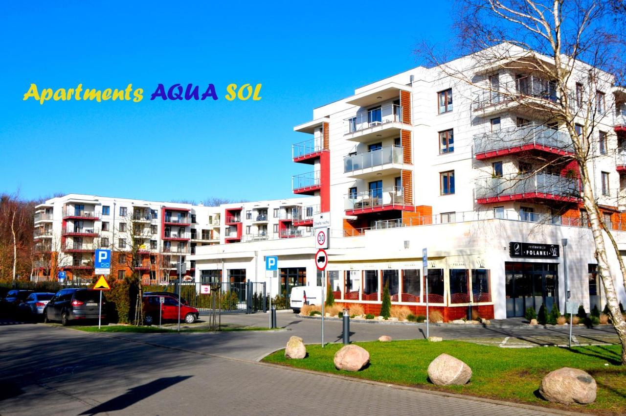 Apartment Aqua Sol Polanki Park Kolberg Schwimmbad, Parkplatz, Sonnige Tarasse 外观 照片